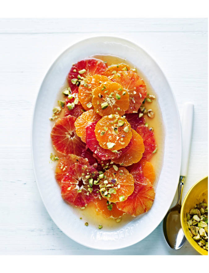 Citrus fruit salad with spiced syrup Sainsbury's Magazine
